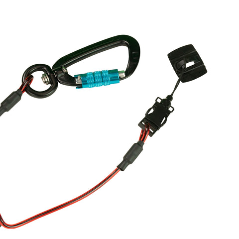 Coil E-Tether With Dual-Locking Carabiner & E-Catch - 0.5kg / 1.1lb