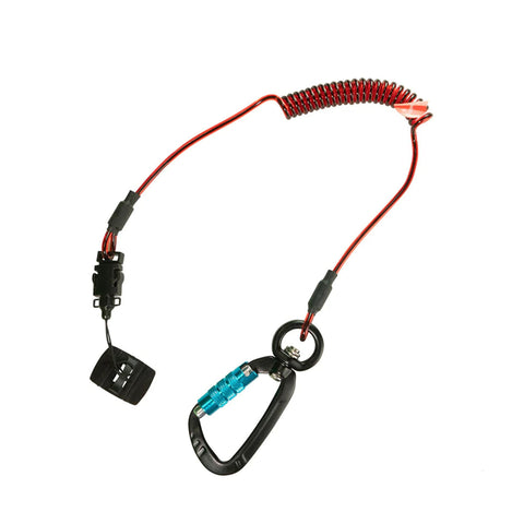 Coil E-Tether With Dual-Locking Carabiner & E-Catch - 0.5kg / 1.1lb