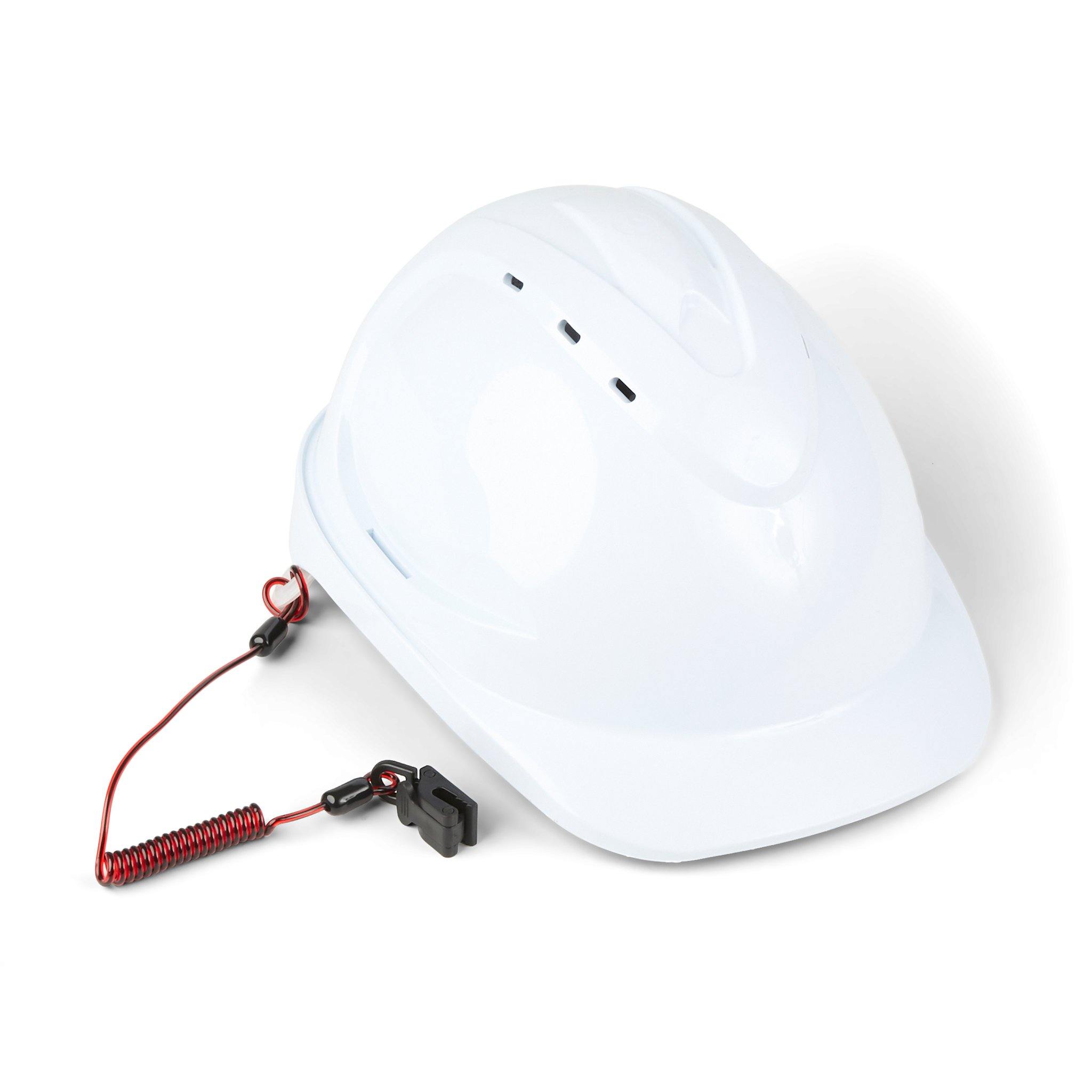 Coil Hard Hat Tether (Non-Conductive) - GRIPPS Global